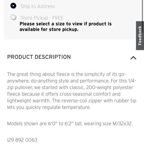 Eddie Bauer • Quarter Zip Grey Sweatshirt - Picture 6 of 7